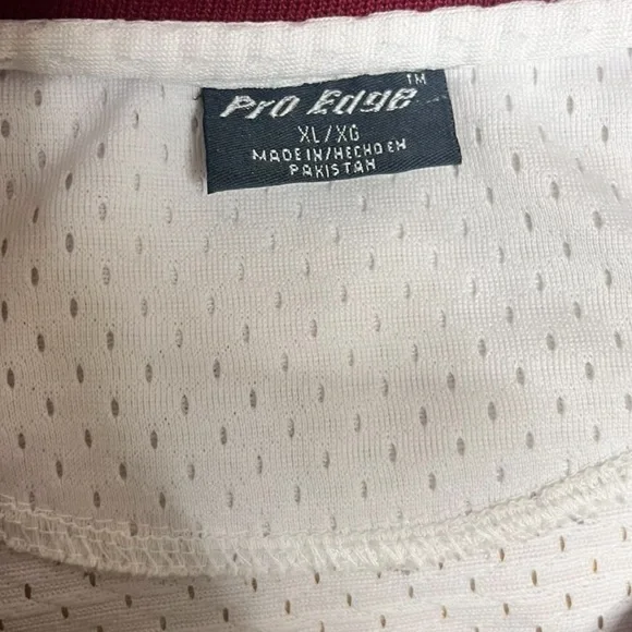 Pro Edge Indiana Jersey - White and Red - Picture 3 of 6